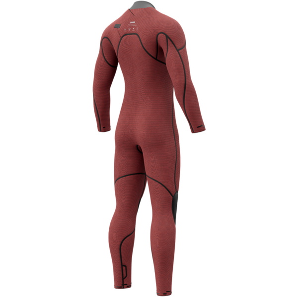 2026 Mystic Mens Majestic 3/2mm Chest Zip Wetsuit 35000.260025 - Dark Grey